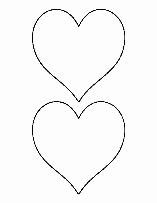 6 Inch Heart Template Best Of 5 Inch Heart Pattern Use the Printable Outline for Crafts