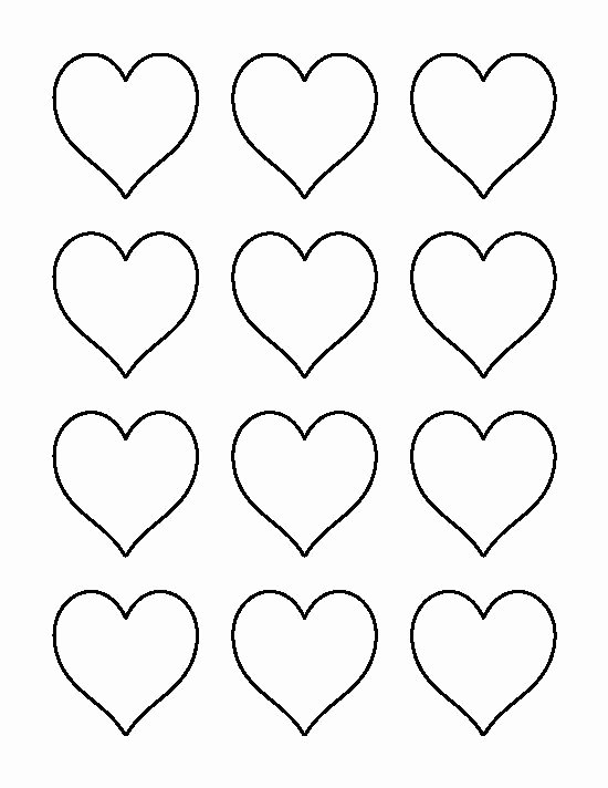 6 Inch Heart Template Elegant Best 25 Heart Template Ideas On Pinterest