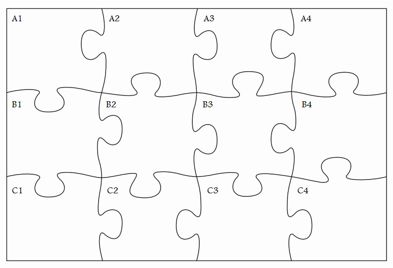 8 Piece Puzzle Template Best Of Gallery for Cool Puzzle Pieces Template