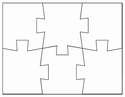 8 Piece Puzzle Template Elegant Blank Jigsaw Puzzle Templates