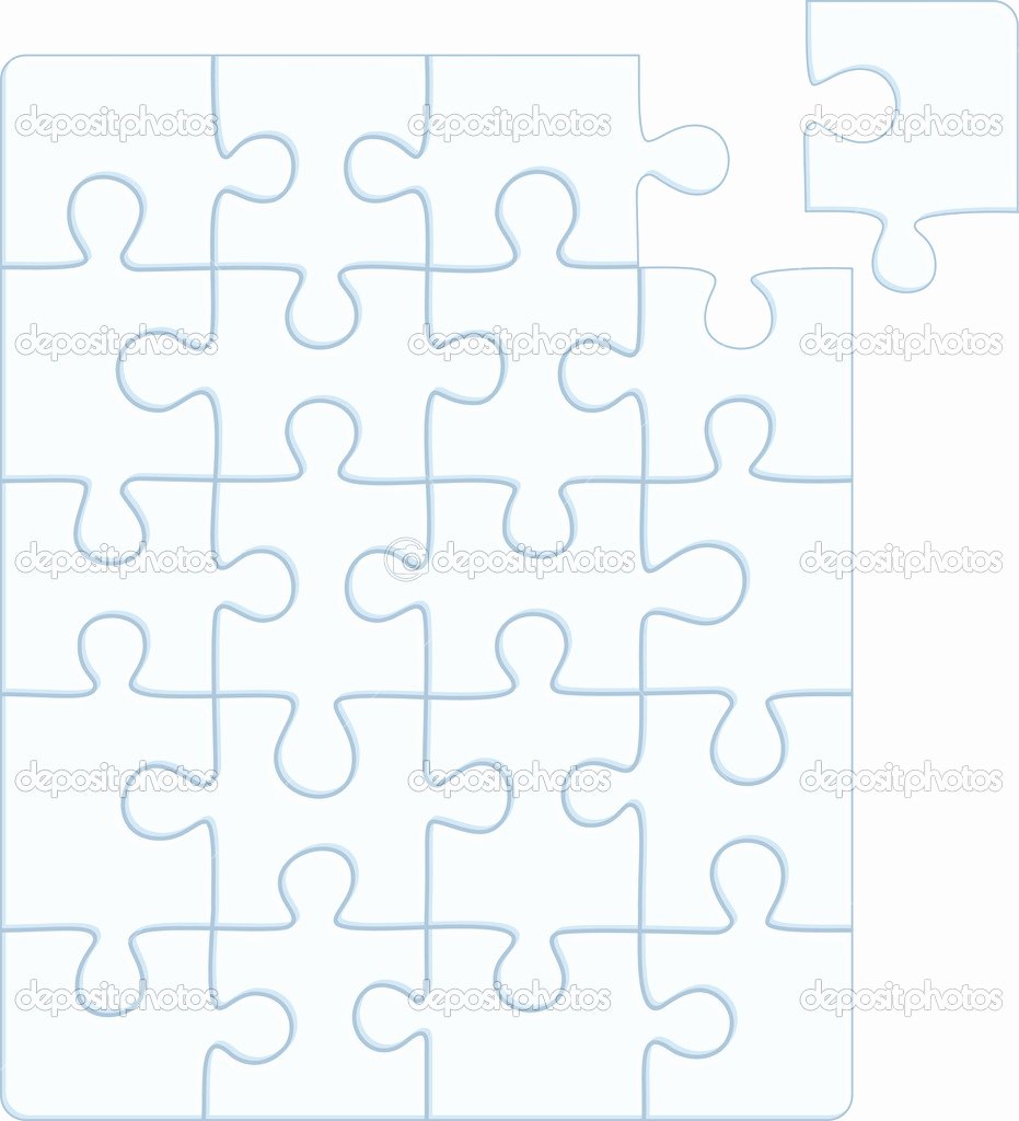8 Piece Puzzle Template Fresh Best S Of Jigsaw Puzzle Template 8 5x11 10 Piece