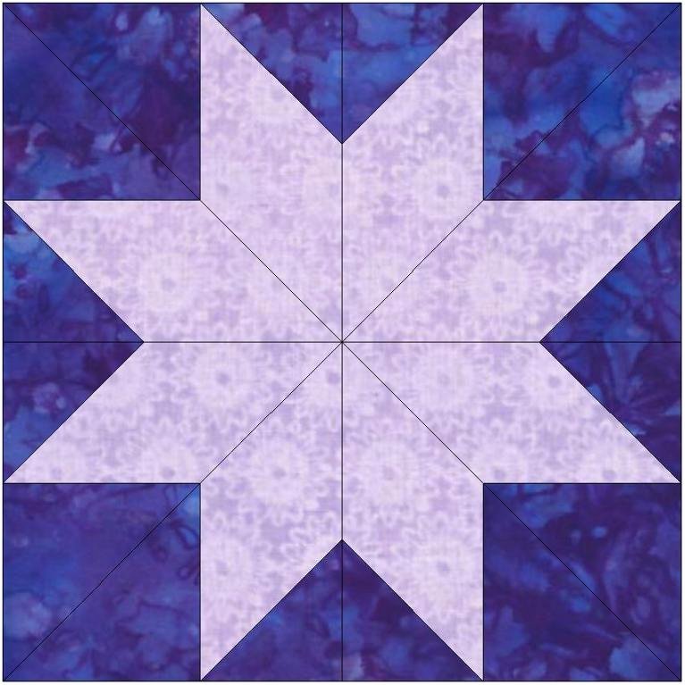 8 Point Star Template Beautiful 8 Pointed Star Foundation by Humburgcreation Craftsy