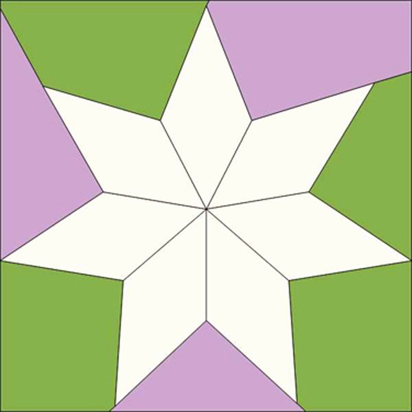 8 Point Star Template Lovely Grandmothers Choice Votes for Women 29 Seven Pointed