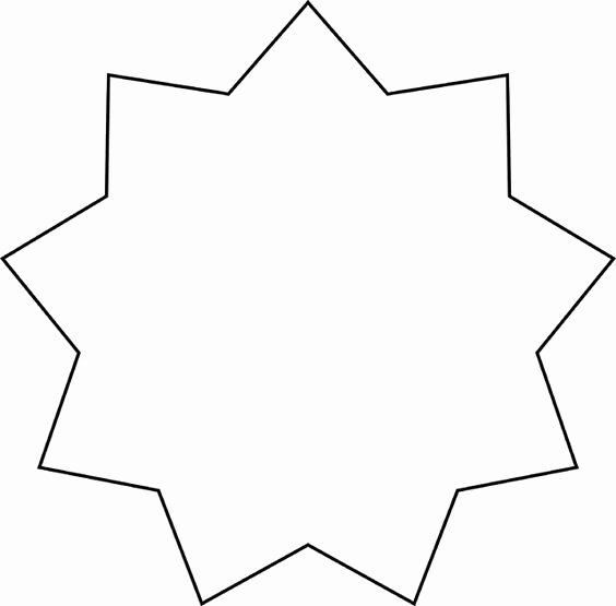 8 Point Star Template New Star Clipart and Stars On Pinterest