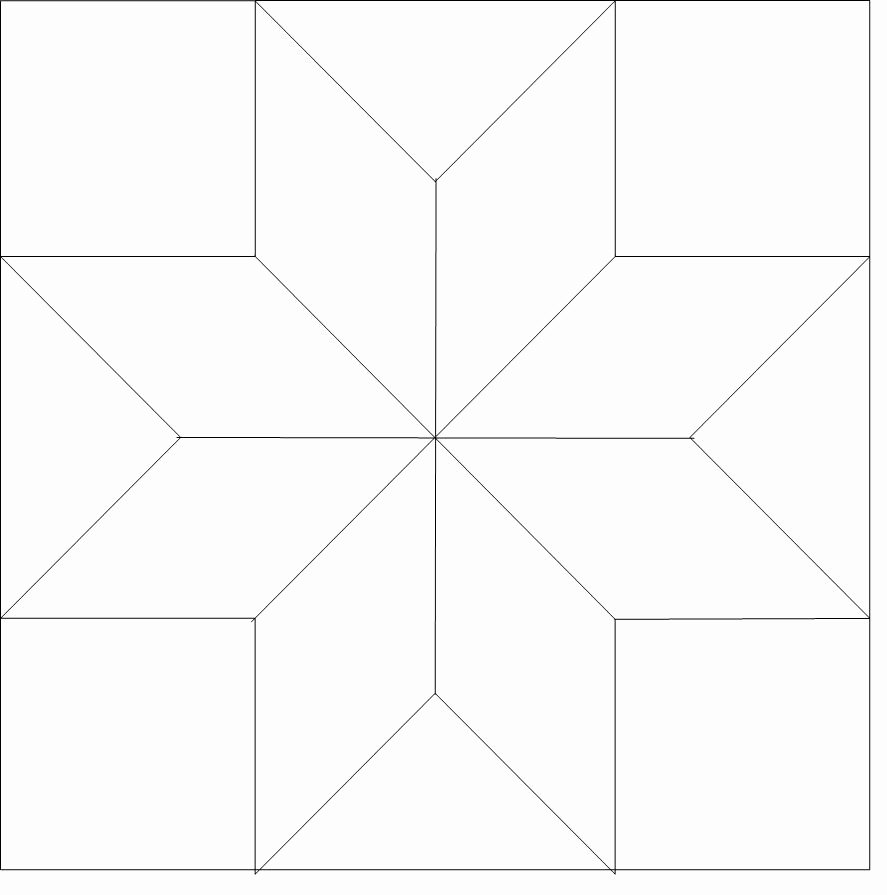 8 Point Star Template Printable Awesome 8 Point Star Outline 510 Longarm Quilt Blocks