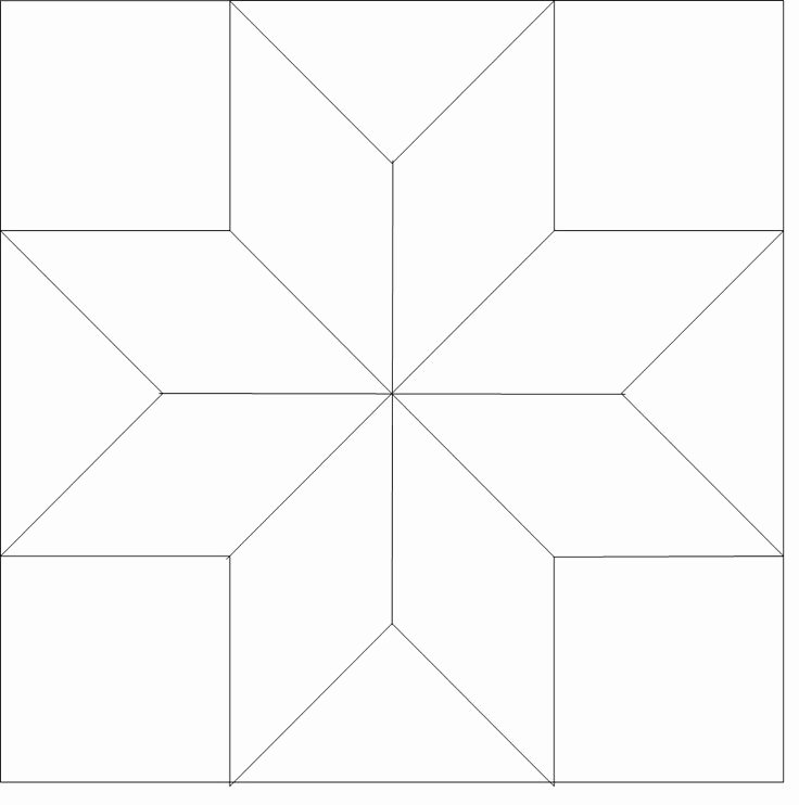 8 Point Star Template Printable Beautiful 8 Point Star Outline 510 Longarm Quilt Blocks