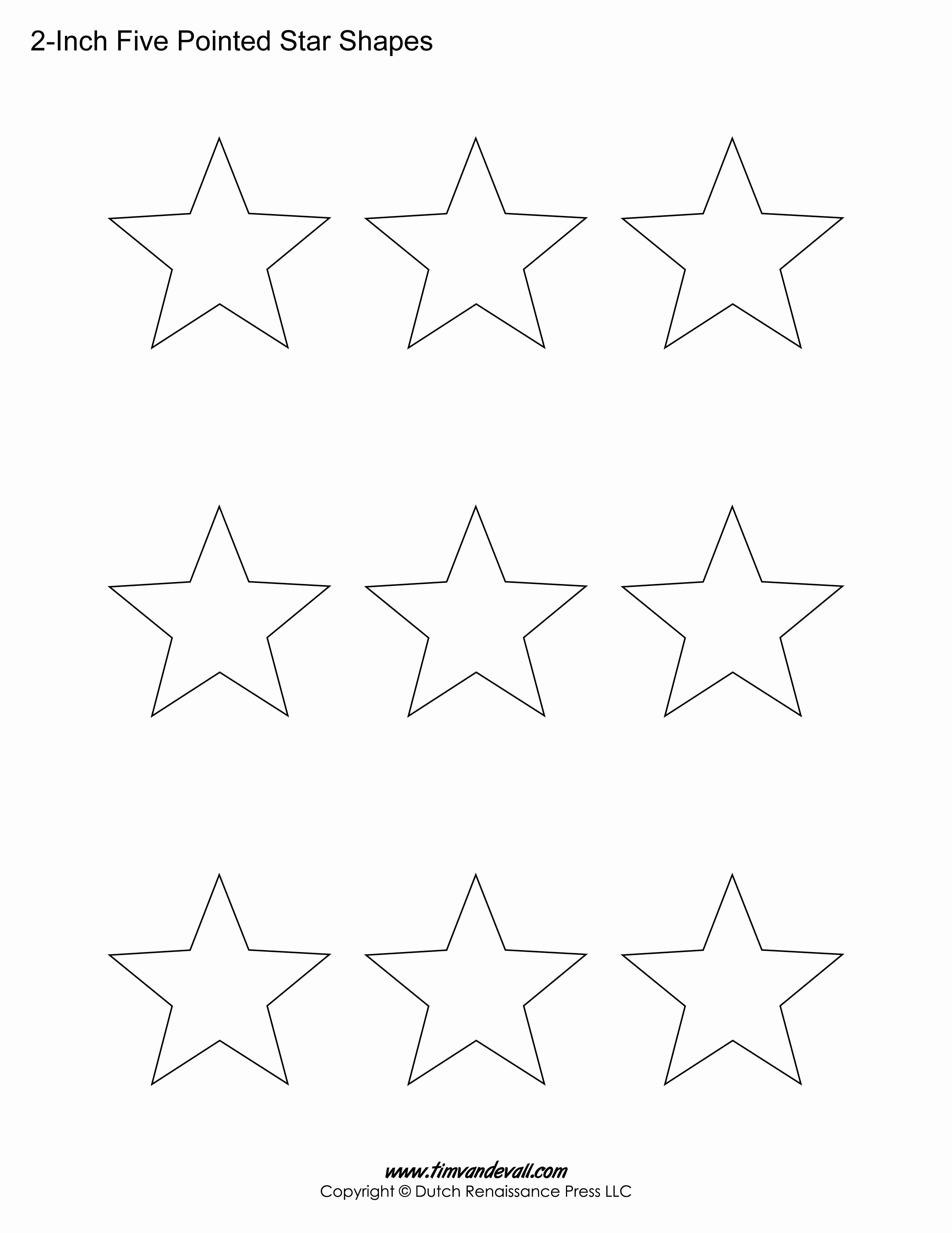 8 Point Star Template Printable Luxury Printable Five Pointed Star Templates Blank Shape Pdfs