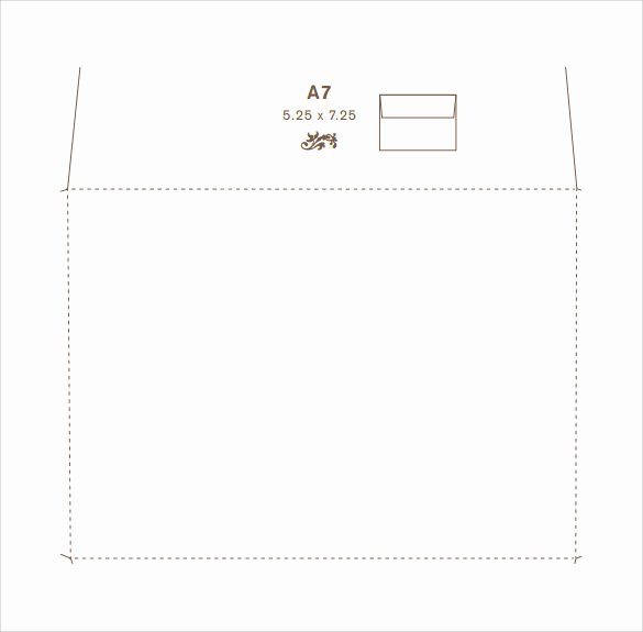 A7 Envelope Template Word Fresh 9 Sample A7 Envelopes