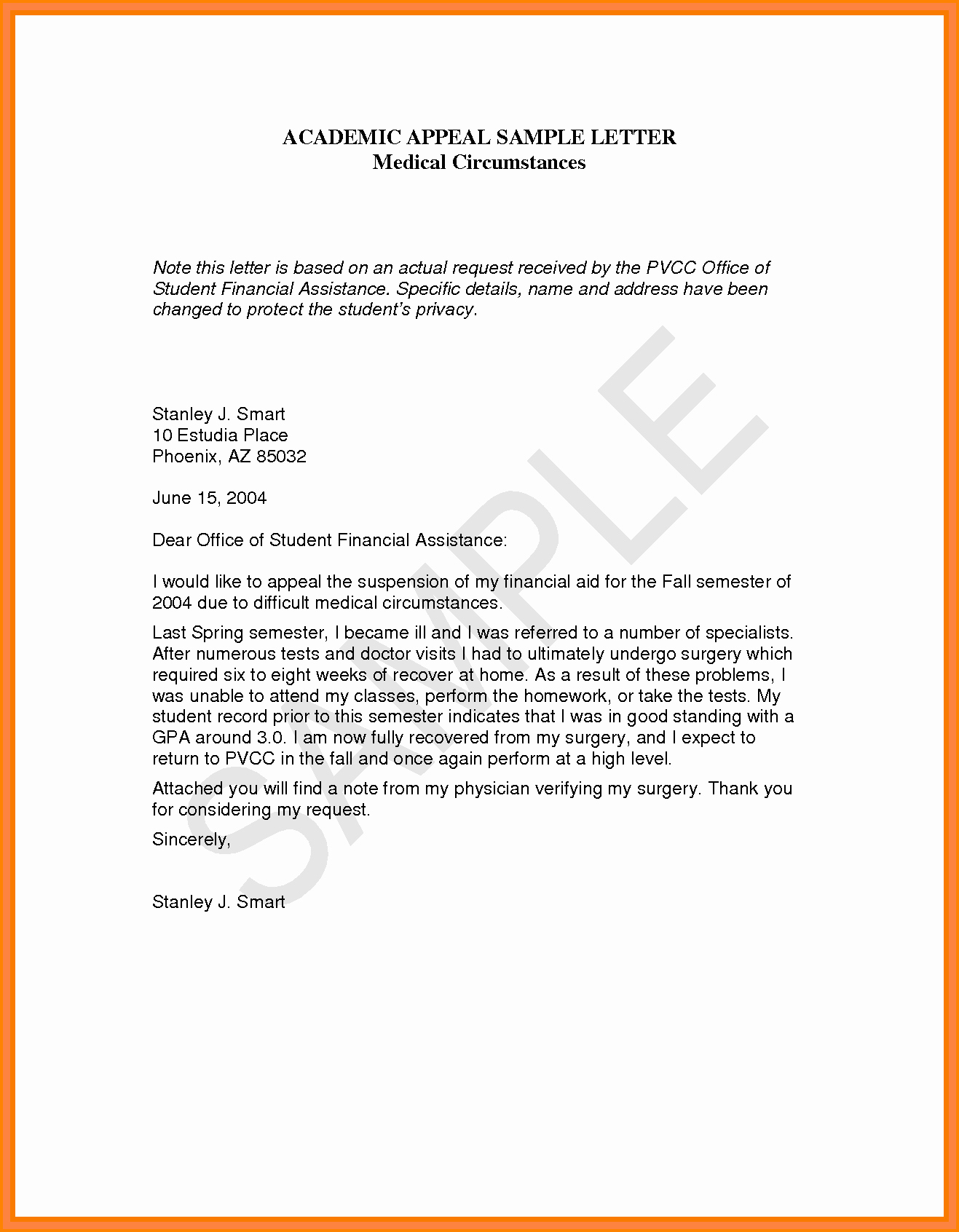Academic Appeal Letter Sample Fresh 10 Academic Dismissal Appeal Letter