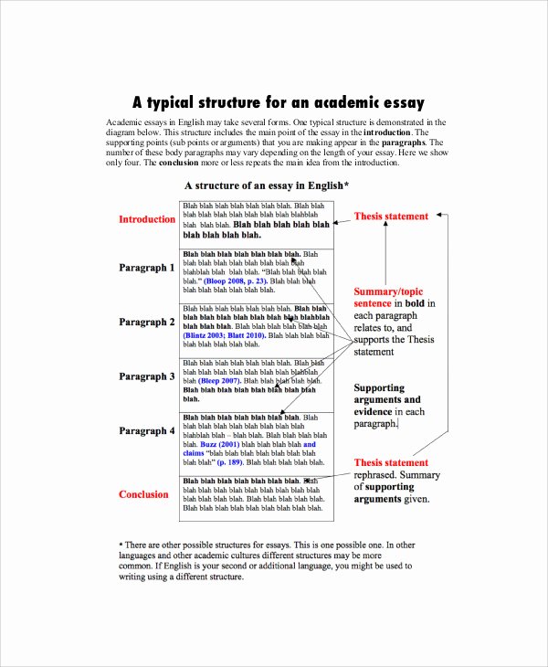 Academic Writing Sample Essay New 7 Academic Essay Samples