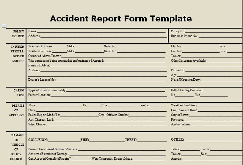 Accident Report form Awesome Download Accident Report form Template Microsoft Excel