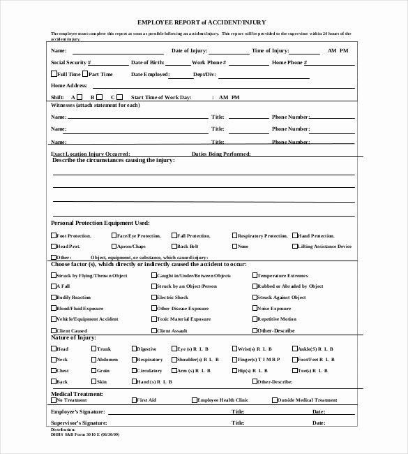 Accident Report form Pdf Unique 23 Sample Accident Report Templates Word Docs Pdf