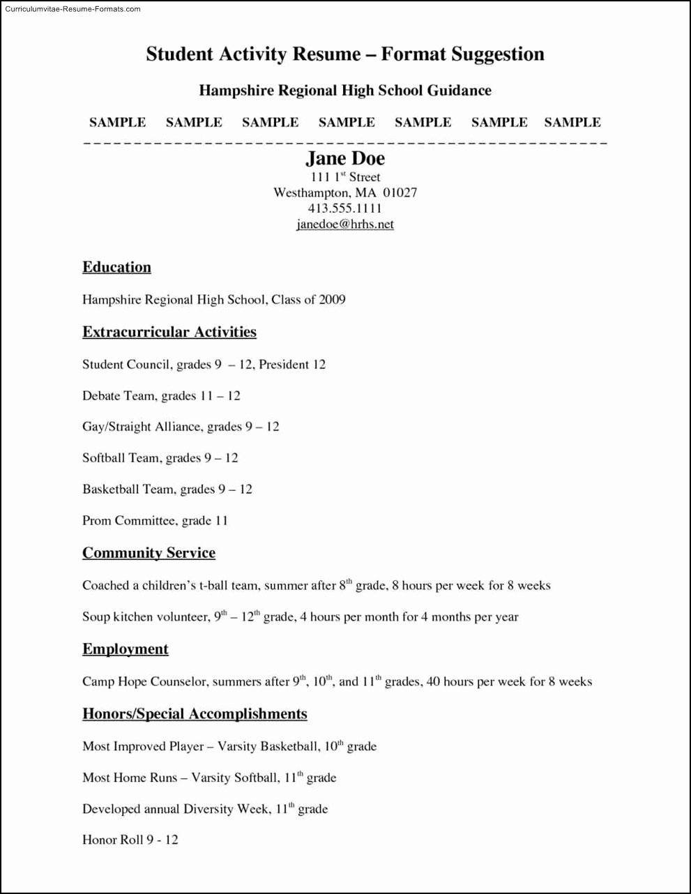 Activities Resume Template Lovely Resume Activities Examples Resume Ideas