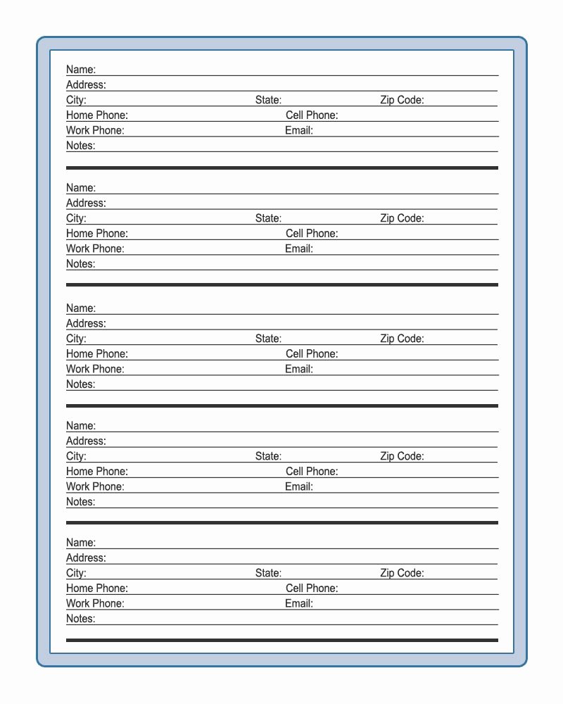 Address Book Template Free Awesome Printable Address Book Pages Miscellaneous