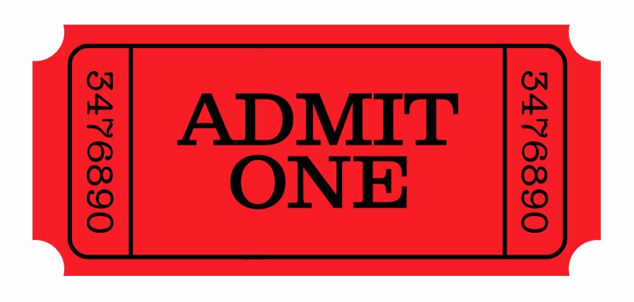 Admit One Ticket Printable Luxury Free Printable Admit E Ticket Template Clipart Best