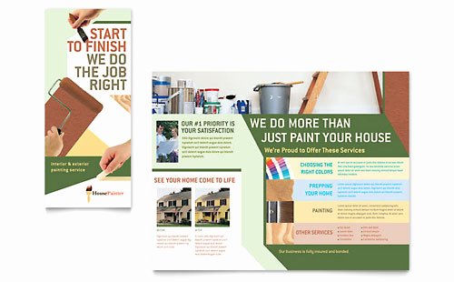 Adobe Illustrator Brochure Template Fresh Illustrator Templates Brochures Flyers