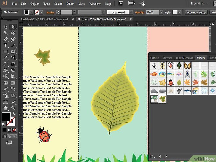 Adobe Illustrator Brochure Template New E Creare Una Brochure Con Adobe Illustrator