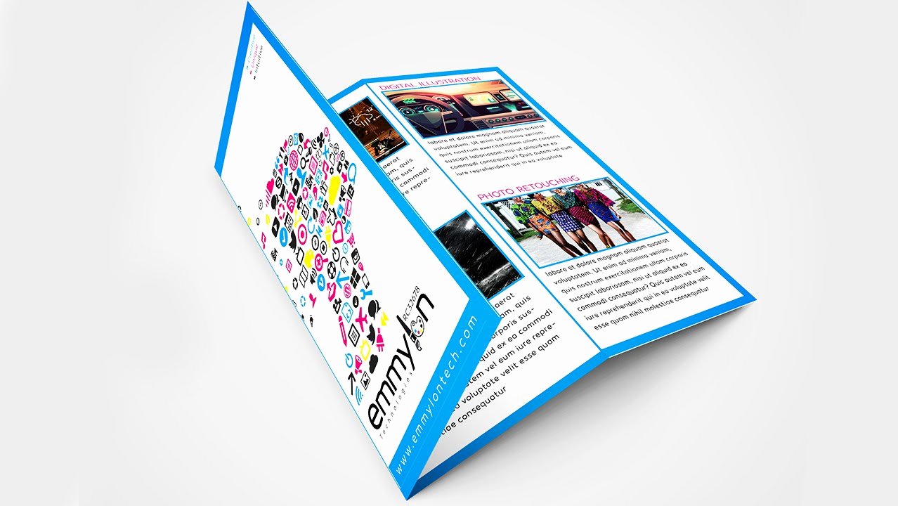 Adobe Illustrator Brochure Templates Luxury Tri Fold Brochure Design Layout