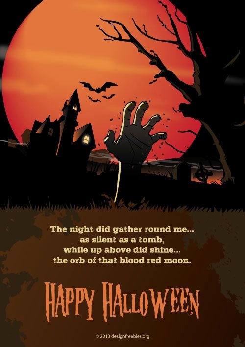 Adobe Illustrator Poster Template Fresh 2013 Halloween Treat Free and Exclusive Halloween Vector