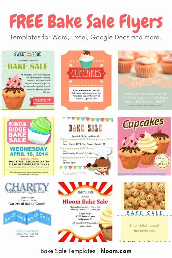 Advertisement Template Google Docs Luxury the 25 Best Bake Sale Flyer Ideas On Pinterest