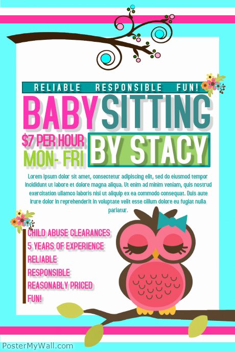 Advertisement Template Google Docs Unique Copy Of Baby Sitting