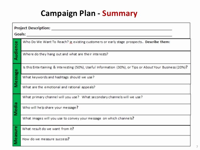 Advertising Campaign Template Beautiful Non Profit Marketing Campaign Template