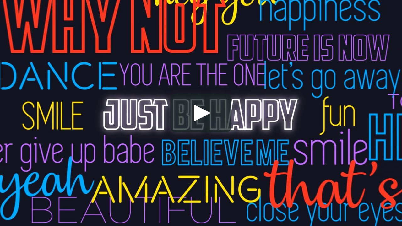 After Effects Lyric Video Elegant Lyrics and Voice Over Typography after Effects Template