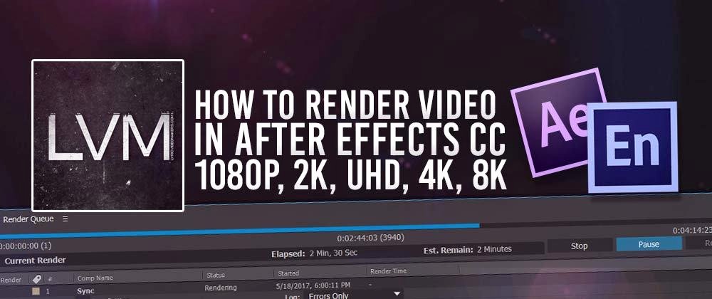 After Effects Lyric Video Lovely How to Render Export Video In Adobe after Effects Cc