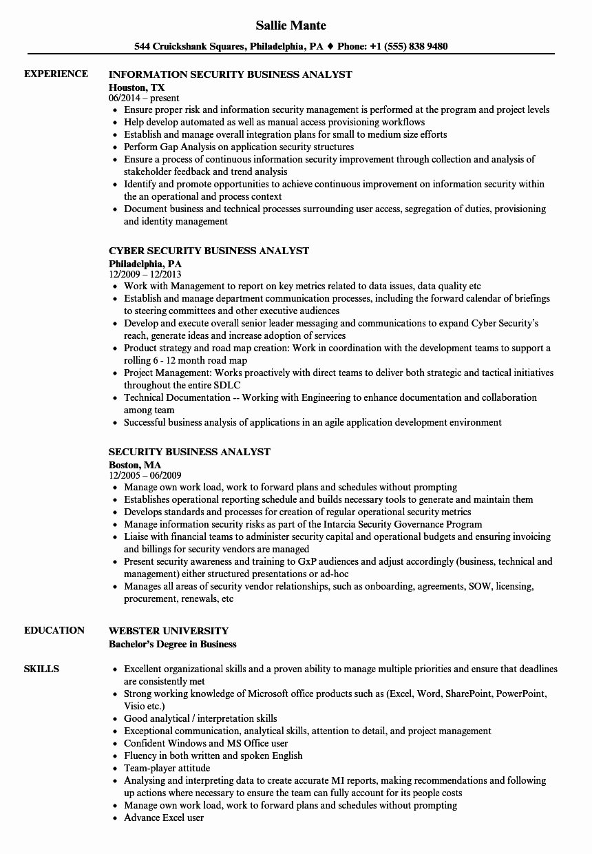 Agile Project Manager Resume Fresh 40 Advanced Agile Business Analyst Resume Jc I
