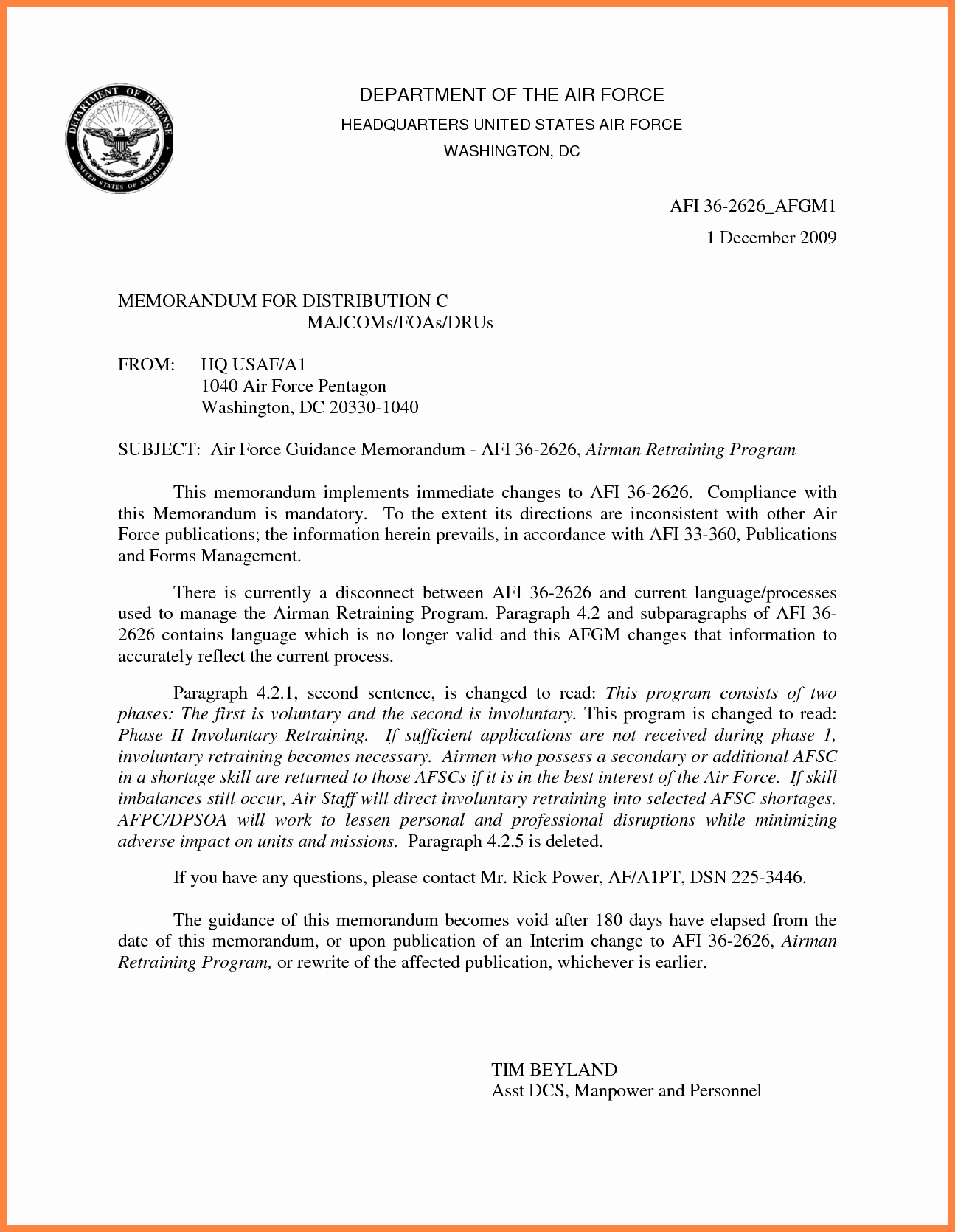 Air force Memorandum Template Unique 10 Air force Letterhead Template