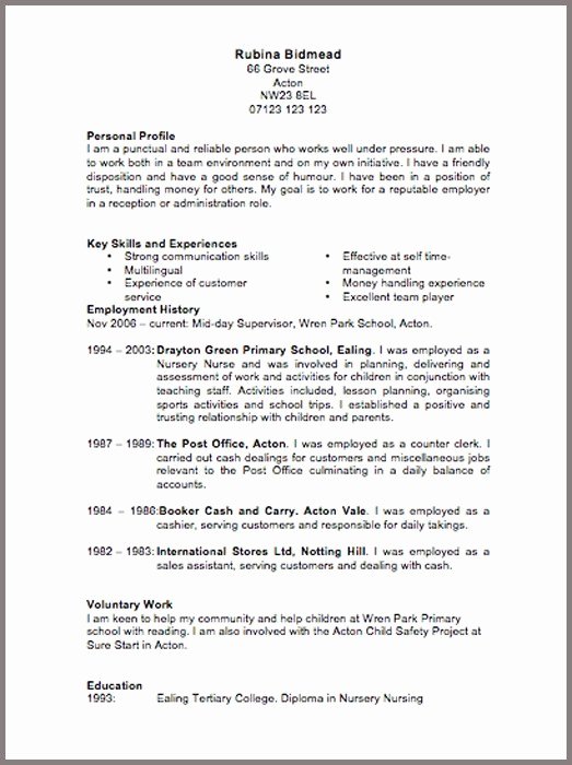Air force Position Paper Template Beautiful Cv Template 6 Resume Cv