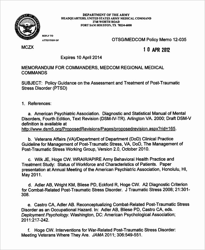 Air force Position Paper Template Unique Sample Army Memo Template 8 Pdf Word Google Docs