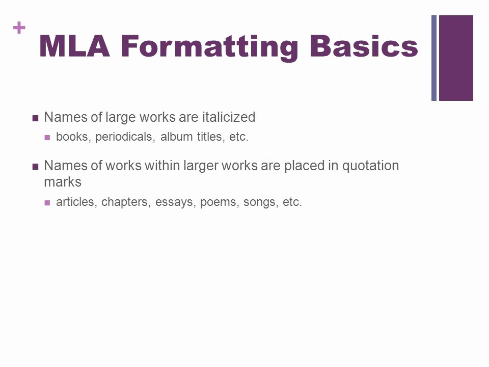 Album Title In Quotes New Using Mla Style 7th Edition Ppt Video Online