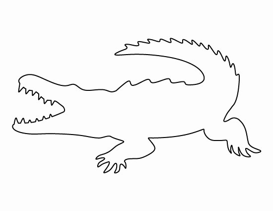 Alligator Template Printable Awesome 138 Best Images About Printable Stencils On Pinterest