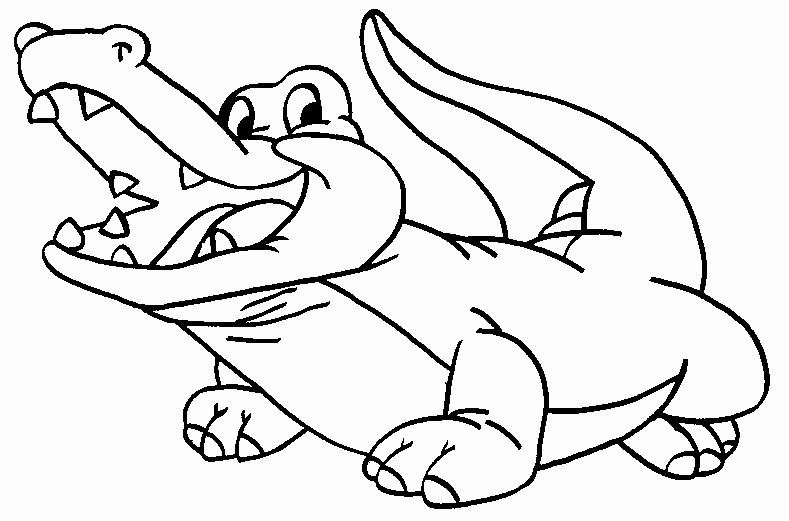 Alligator Template Printable Awesome Crocodile Outline