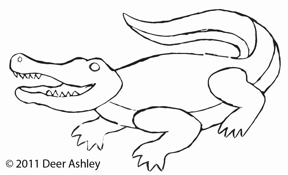 Alligator Template Printable Inspirational In Progress