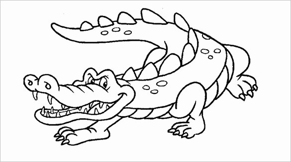 Alligator Template Printable Lovely 14 Alligator Templates Crafts &amp; Colouring Pages