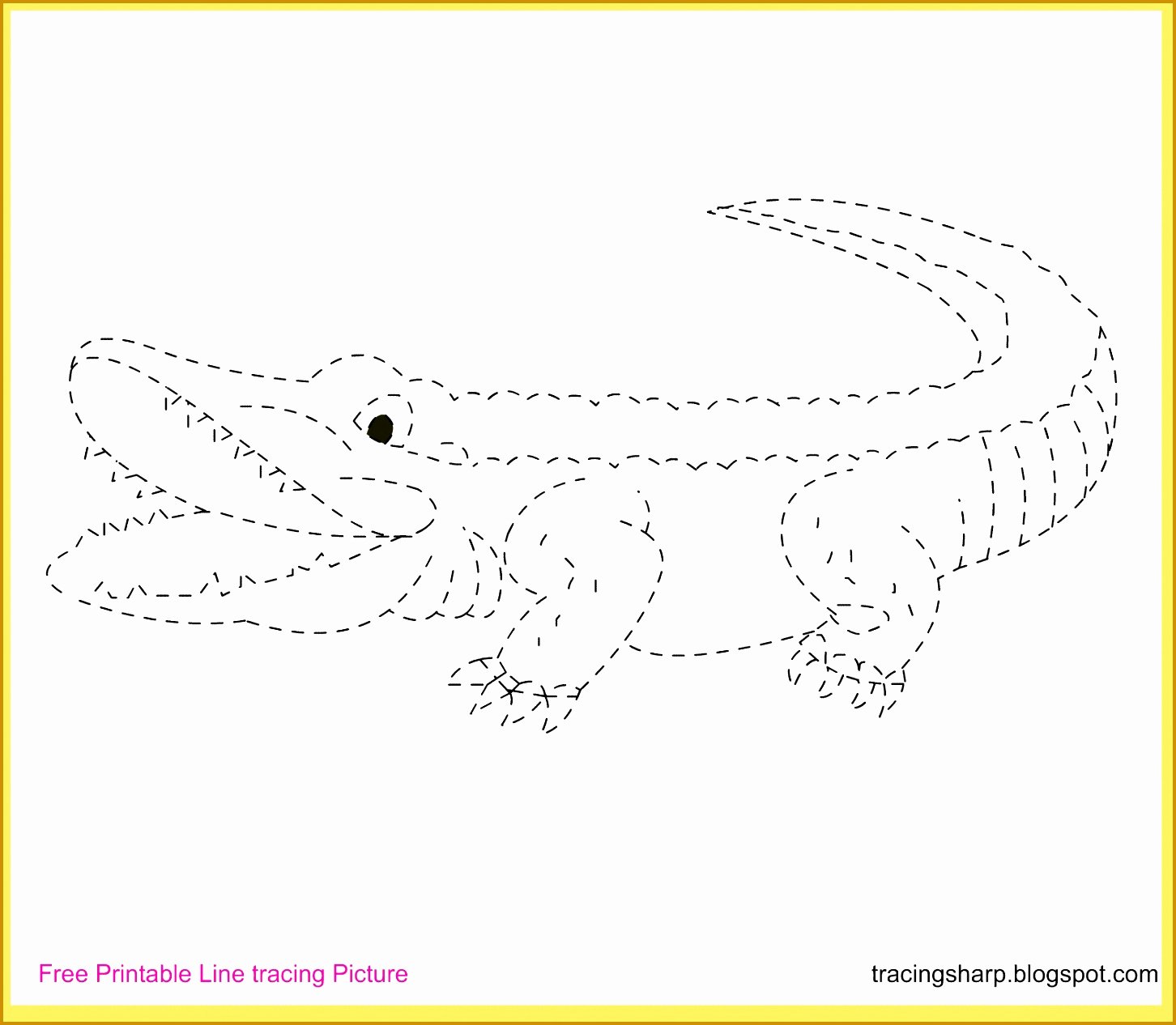 Alligator Template Printable Unique 4 Alligator Template Printable