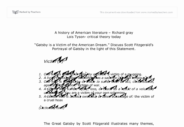 American Dream Essay Titles Lovely Corruption the American Dream In the Great Gatsby Essay