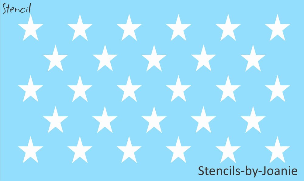 American Flag Star Stencil Printable Elegant Patriotic Stencil 1 75 Inch Stars Proud American Flag