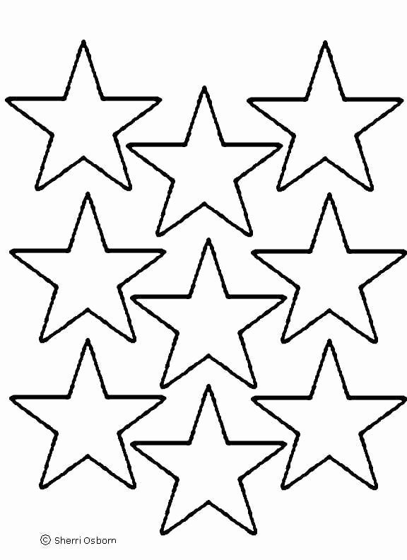 American Flag Star Stencil Printable Luxury Star Templates to Print Clipart Best