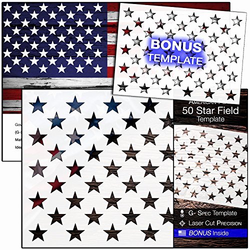 American Flag Star Stencil Printable New Buy Airbrush Materials Painting Line