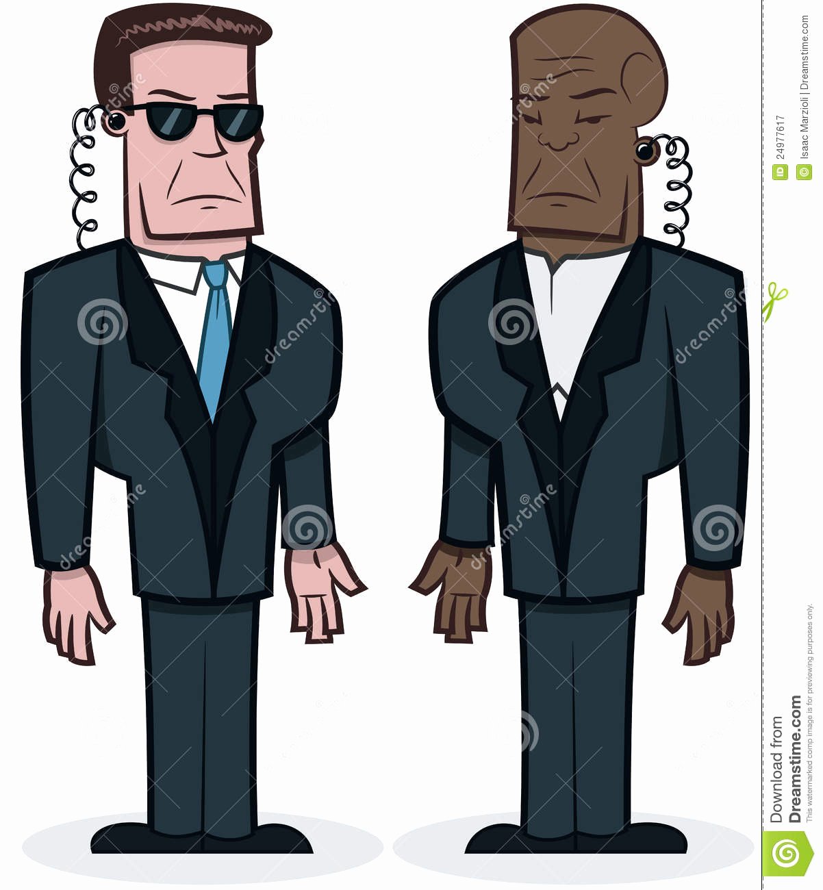 Americanization is tough On Macho Fresh tough Bodyguards Royalty Free Stock Graphy Image