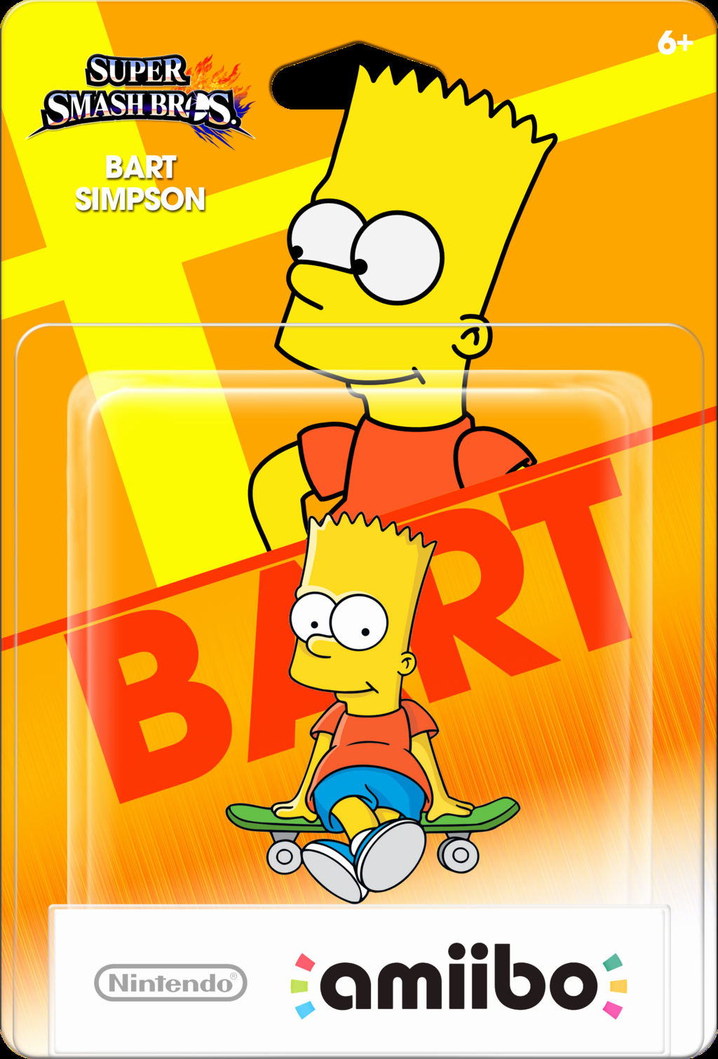 Amiibo Box Art Template Inspirational Bart Simpson Amiibo Box Ssb4 by Bartsimpsonfan2015 On