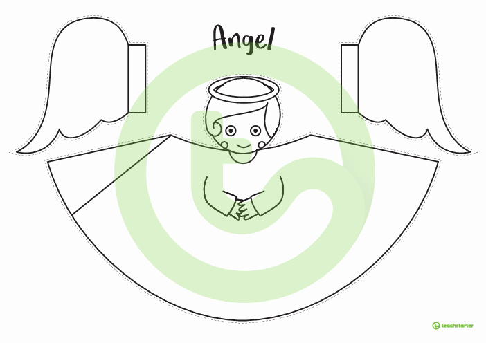 Angel Tree Template Lovely 4 Printable Tree topper Templates for Christmas Craft