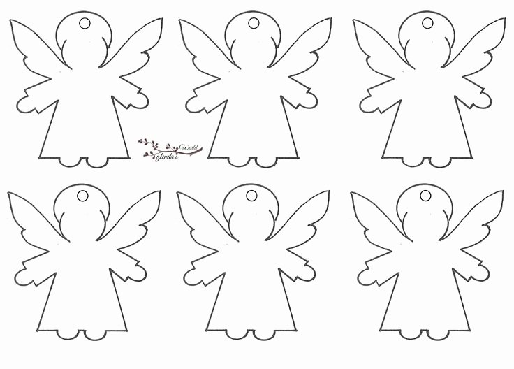 Angel Tree Template Lovely 446 Best Anjos Angel Images On Pinterest