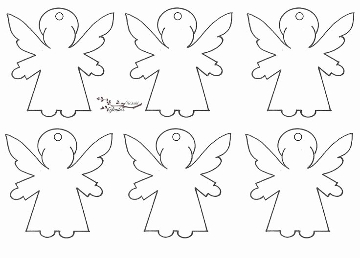 Angel Tree Template Lovely 446 Best Anjos Angel Images On Pinterest