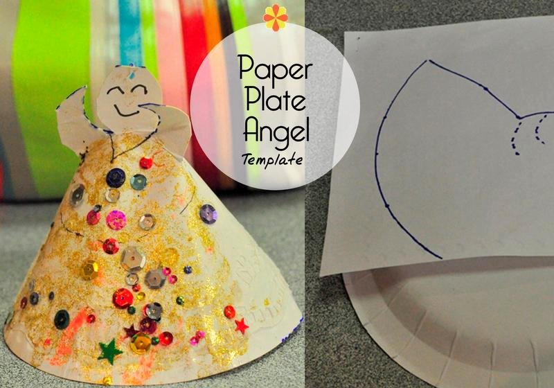 Angel Tree Template Luxury Christmas Craft Paper Plate Christmas Angel – Be A Fun Mum