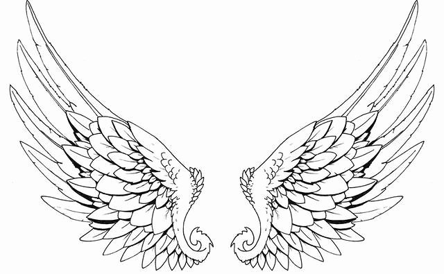Angel Wing Stencil Printable Awesome Tattoos Book 2510 Free Printable Tattoo Stencils Wings