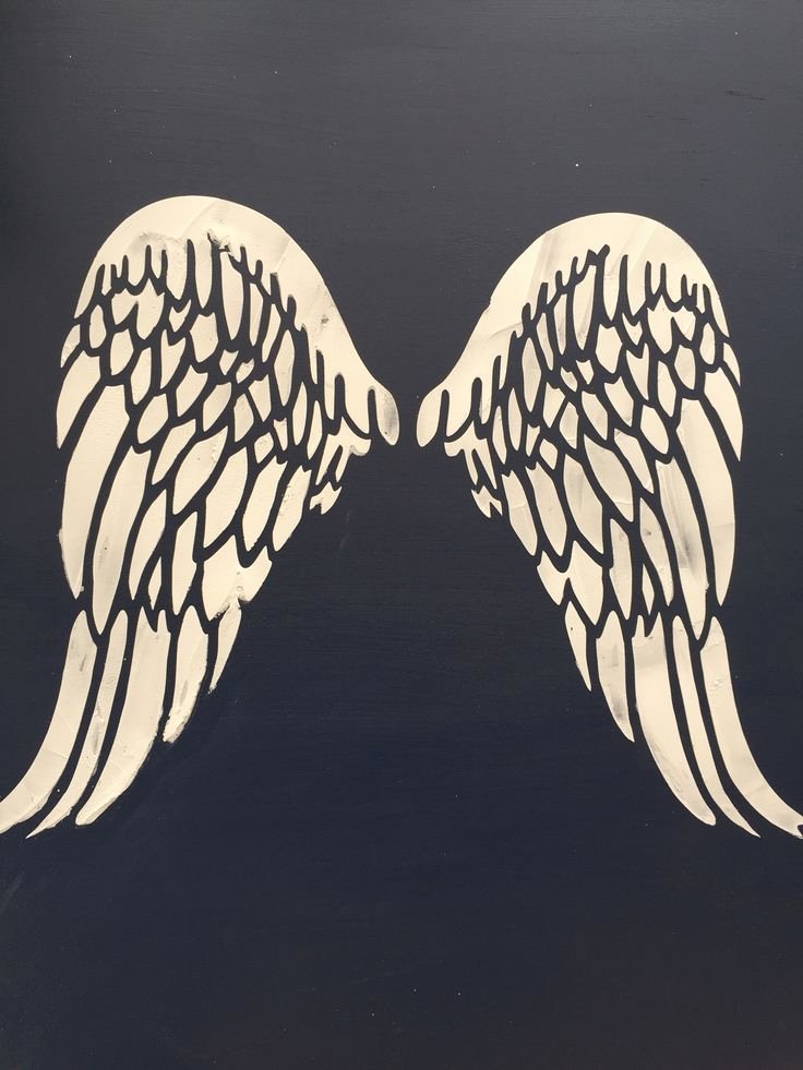 Angel Wing Stencil Printable Inspirational 1000 Ideas About Angel Wings Drawing On Pinterest